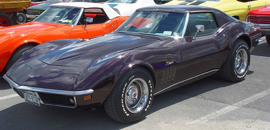 69 Chevy Corvette at classic car show