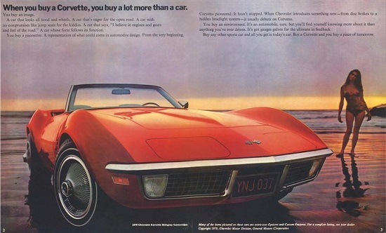 1970 Corvette ad